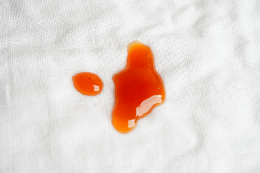 tomato sauce stain